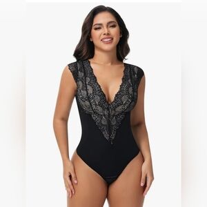 SHAPERIN Sexy Lace Bodysuit #1248